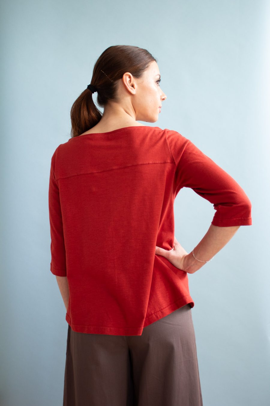 T-shirt Amanda in jersey di cotone biologico - Image 3