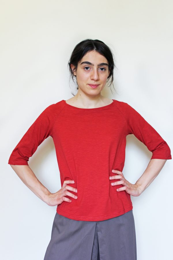 T-shirt Amanda in jersey di cotone biologico
