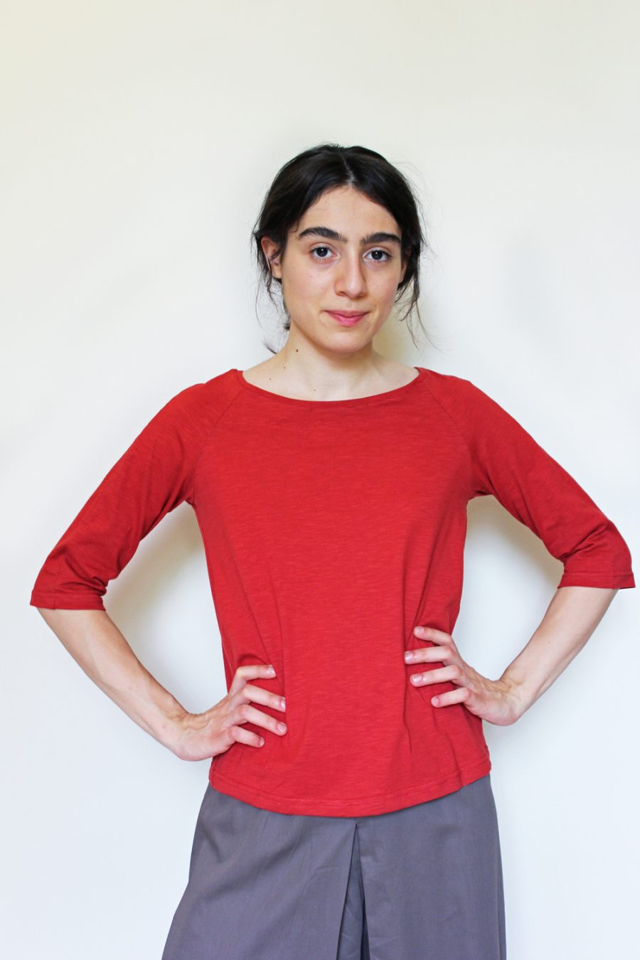 T-shirt Amanda in jersey di cotone biologico