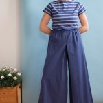 Pantalone Zoe in satin di cotone