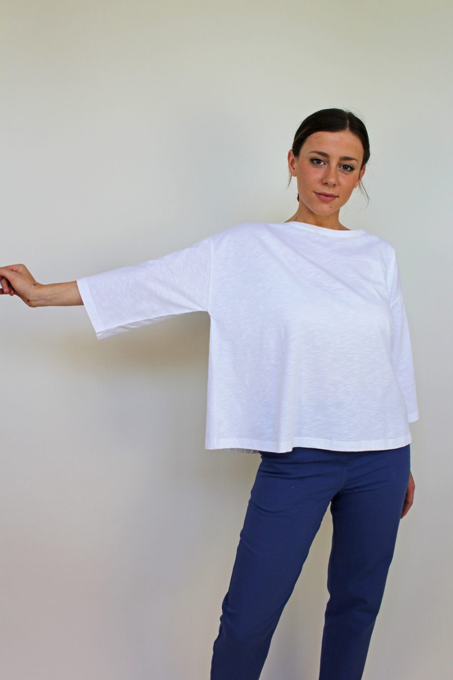 T-shirt Garofano in jersey di cotone biologico - immagine 2