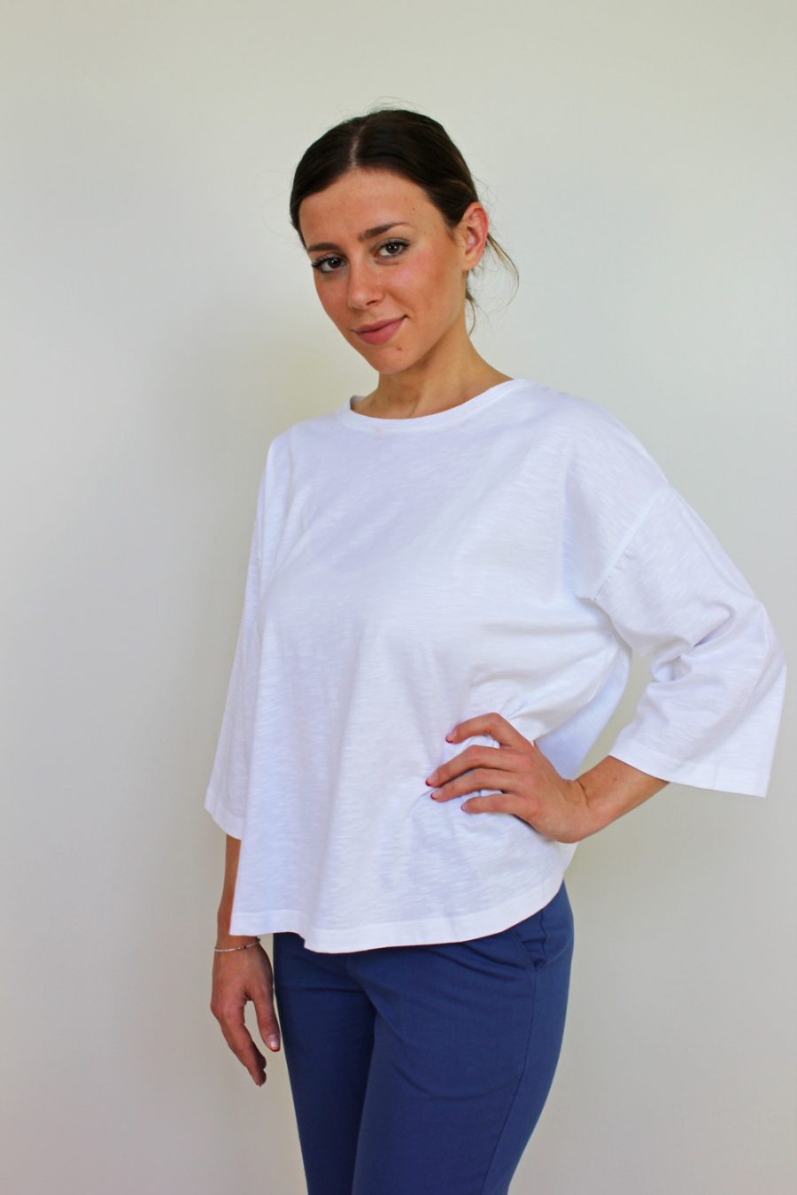 T-shirt Garofano in jersey di cotone biologico