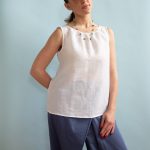 Top Ketty in lino e cotone - Image 3