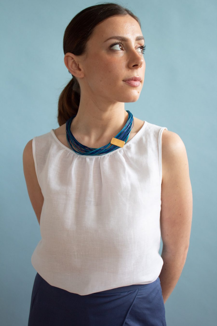 Top Ketty in lino e cotone - Image 6
