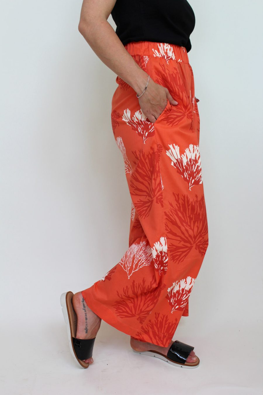 Pantalone Nina in cotone stampato - Image 3