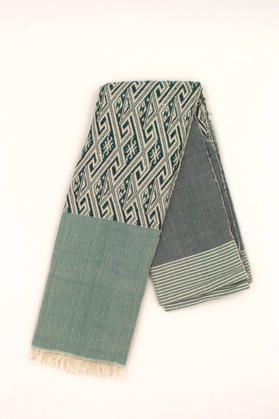 Sciarpa cotone jacquard - immagine 2
