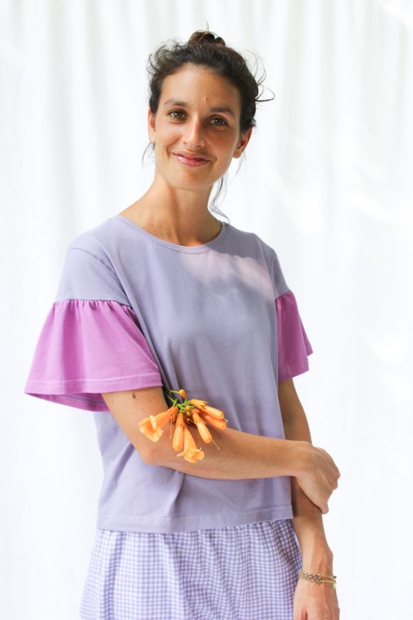 T-shirt Dana in jersey di cotone biologico stretch