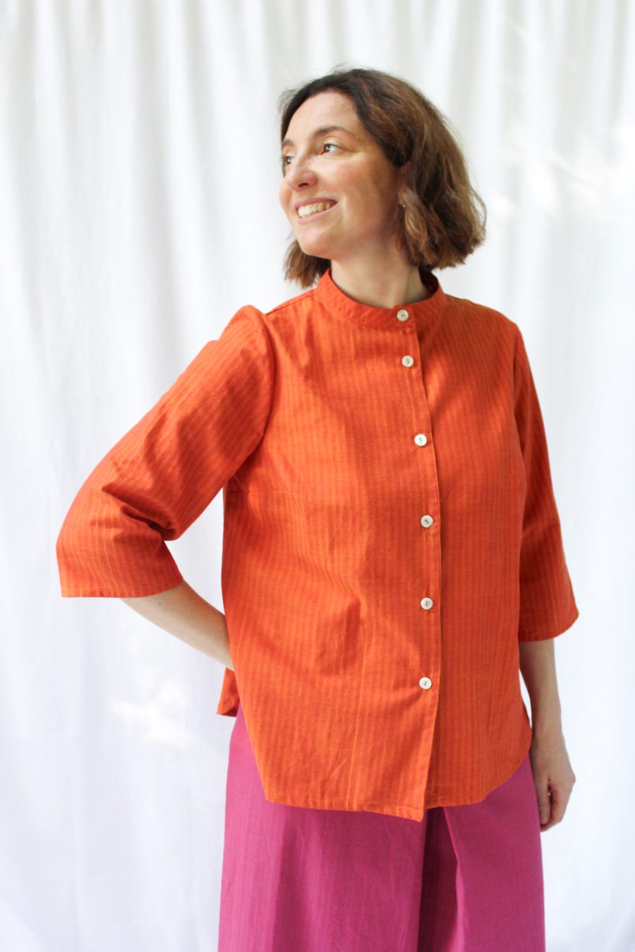 Camicia Paula in cotone operato - Image 2