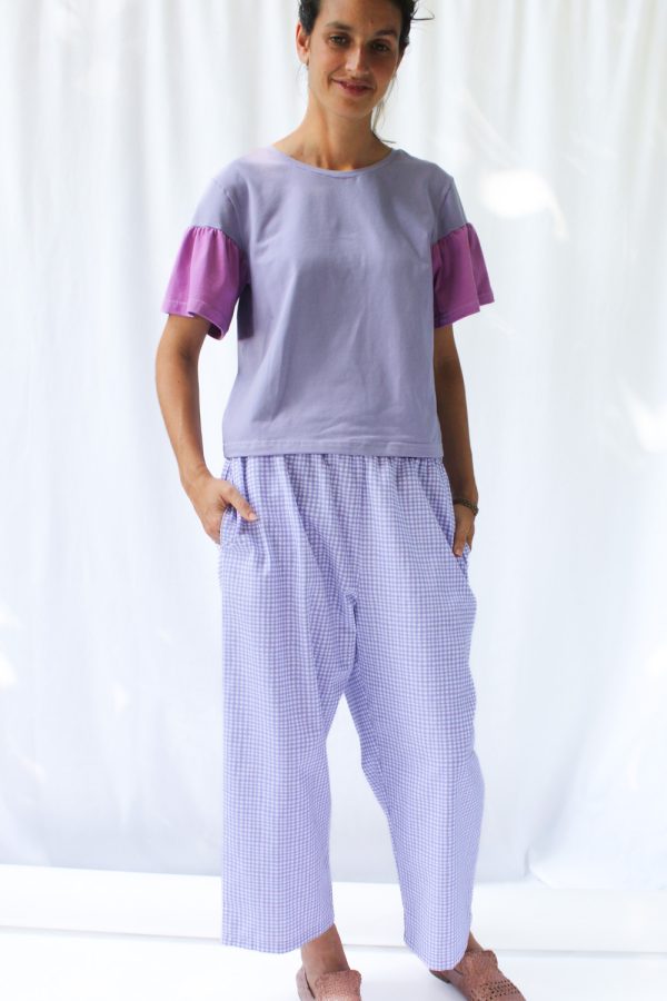 Pantalone Malia in cotone stampato