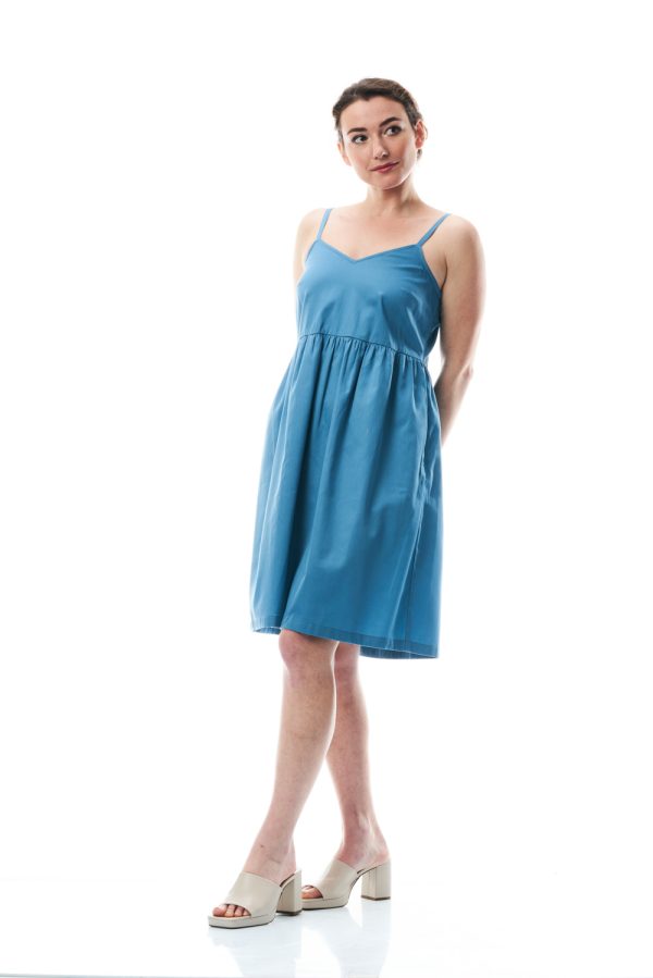 Abito Petra in satin di cotone