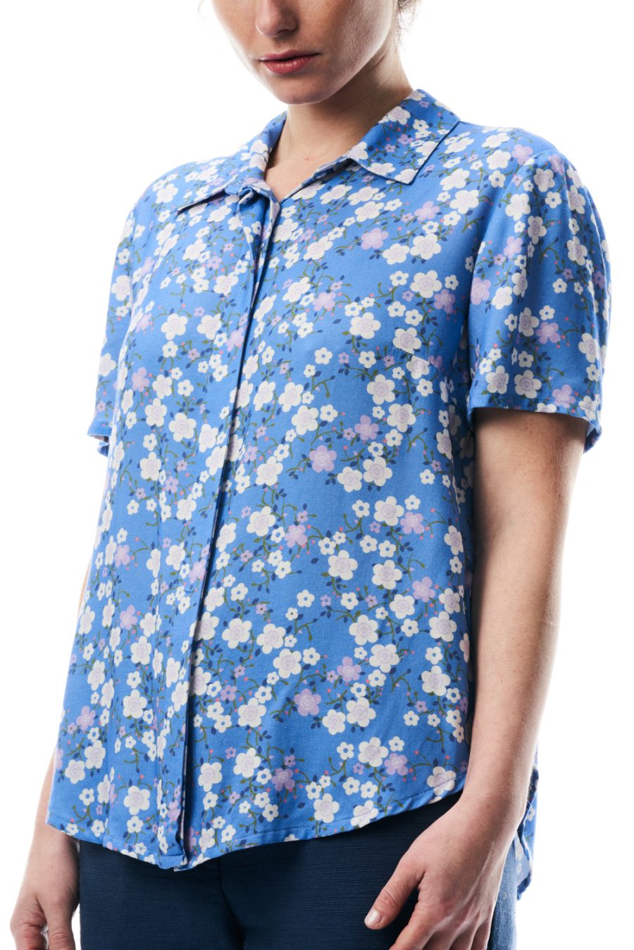 Camicia Mirea in viscosa stampata
