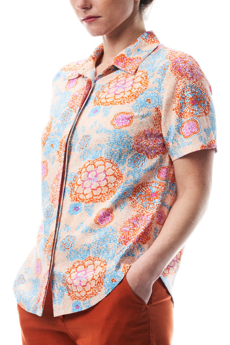Camicia Mirea in viscosa stampata - Image 2