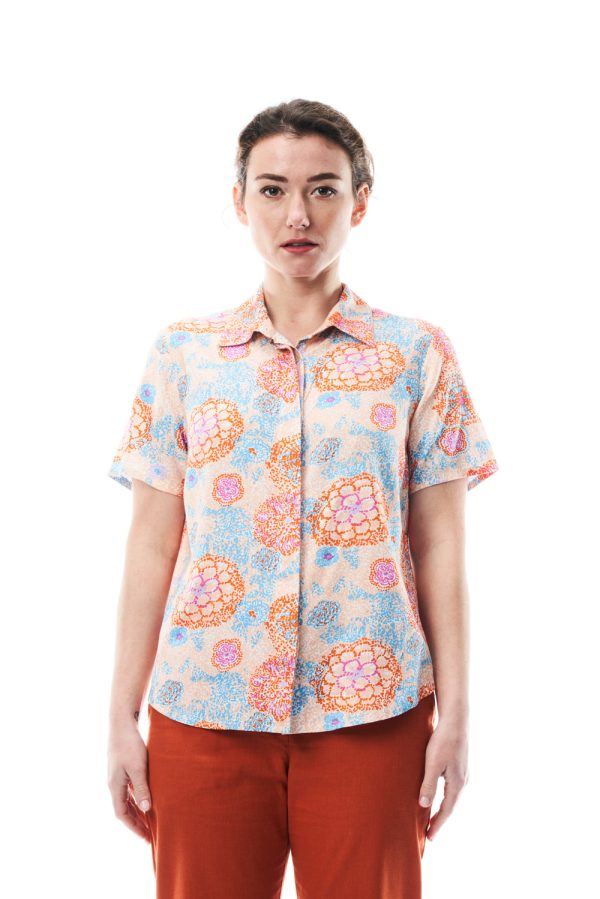 Camicia Mirea in viscosa stampata