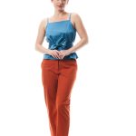Top Dafne in satin di cotone - Image 4
