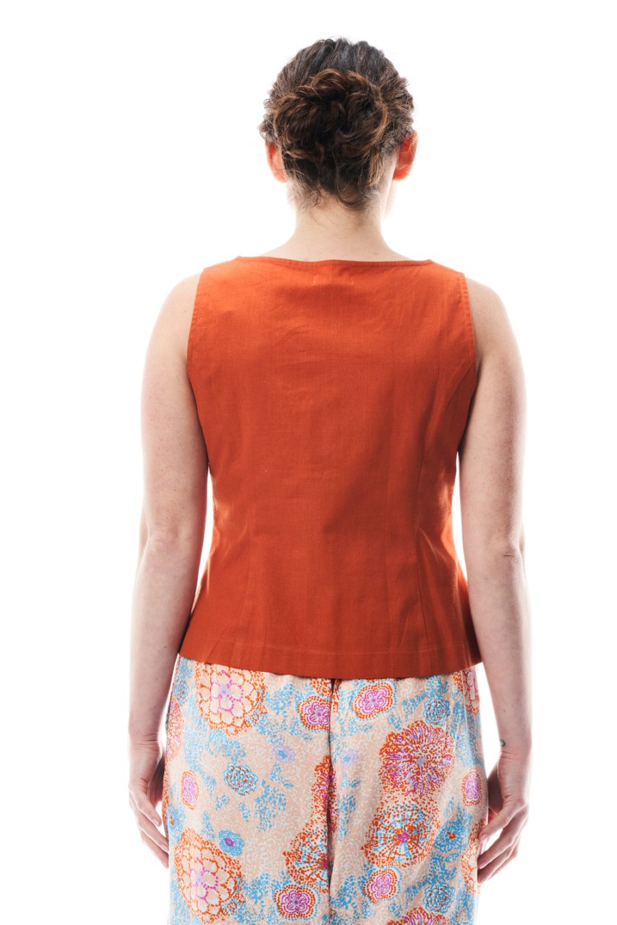 Top Aloe in cotone e lino - Image 4