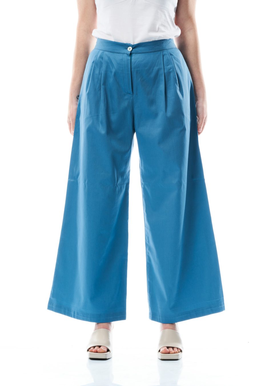 Pantalone Eileen in satin di cotone - Image 3