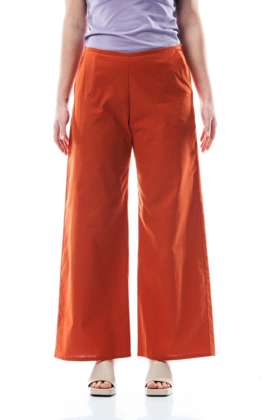 Pantalone Giunco in cotone e lino - Image 2