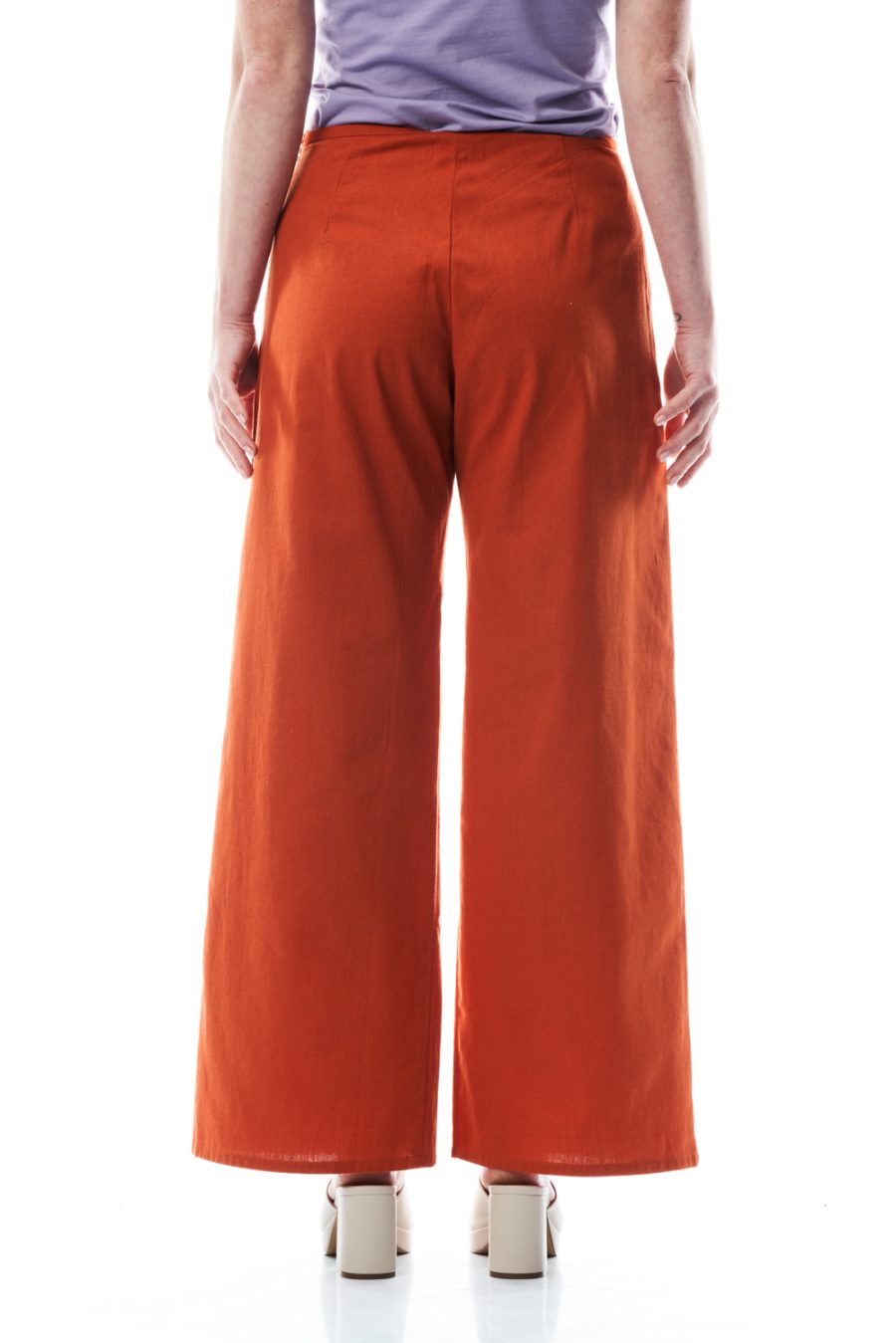 Pantalone Giunco in cotone e lino - Image 4