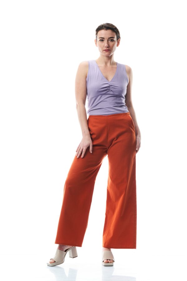 Pantalone Giunco in cotone e lino