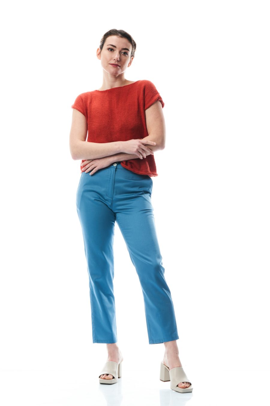 Pantalone Faggio in satin di cotone - Image 2