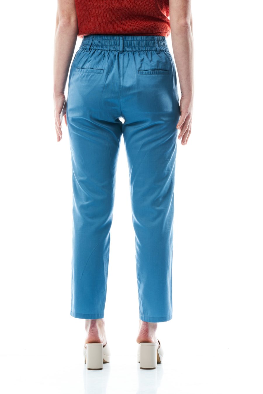 Pantalone Faggio in satin di cotone - Image 4