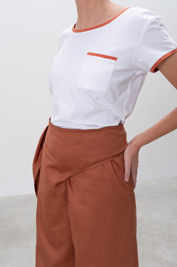 T-shirt Lida in jersey di cotone biologico stretch