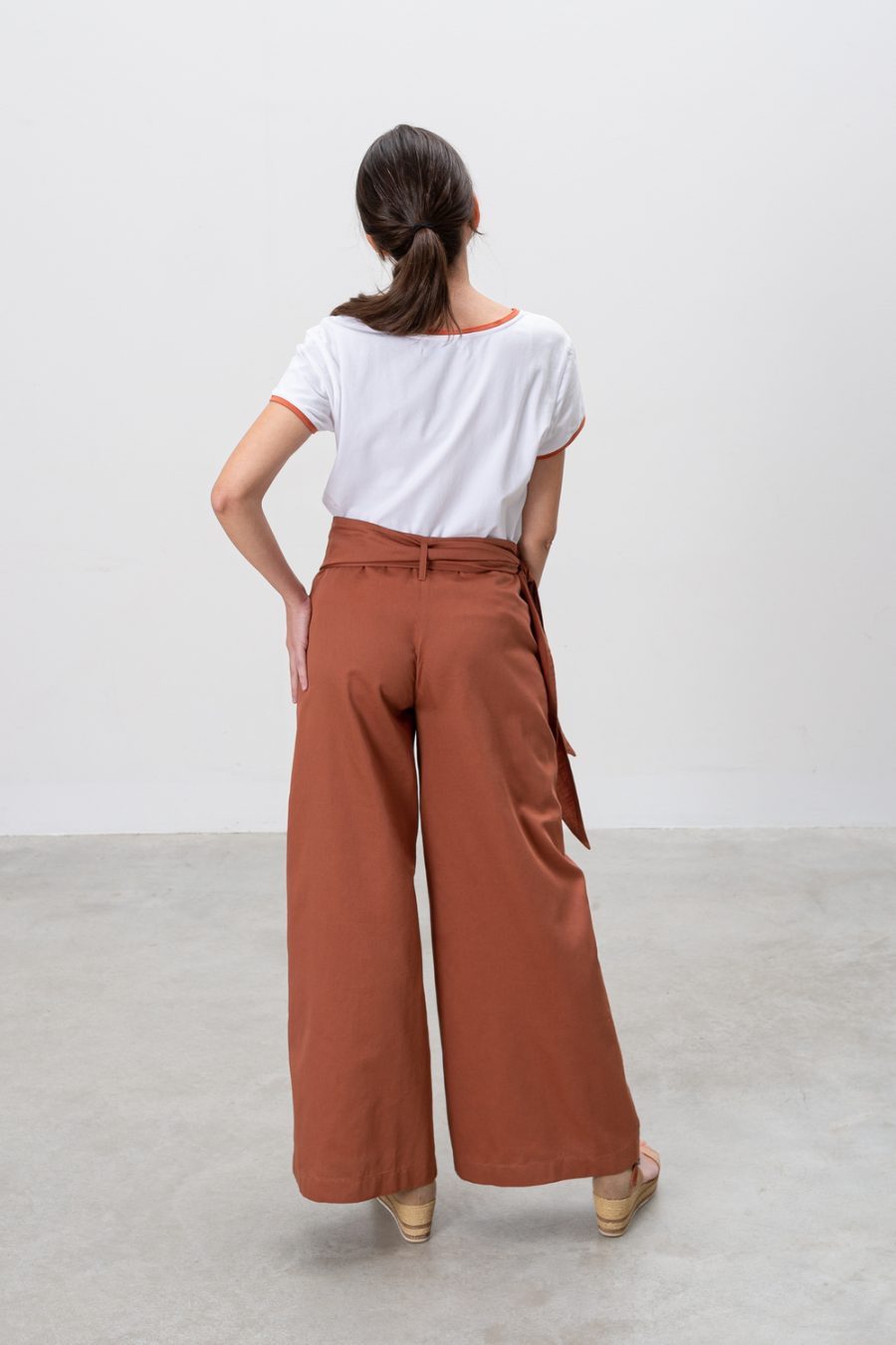 Pantaloni Ema in cotone e lyocell - Image 2