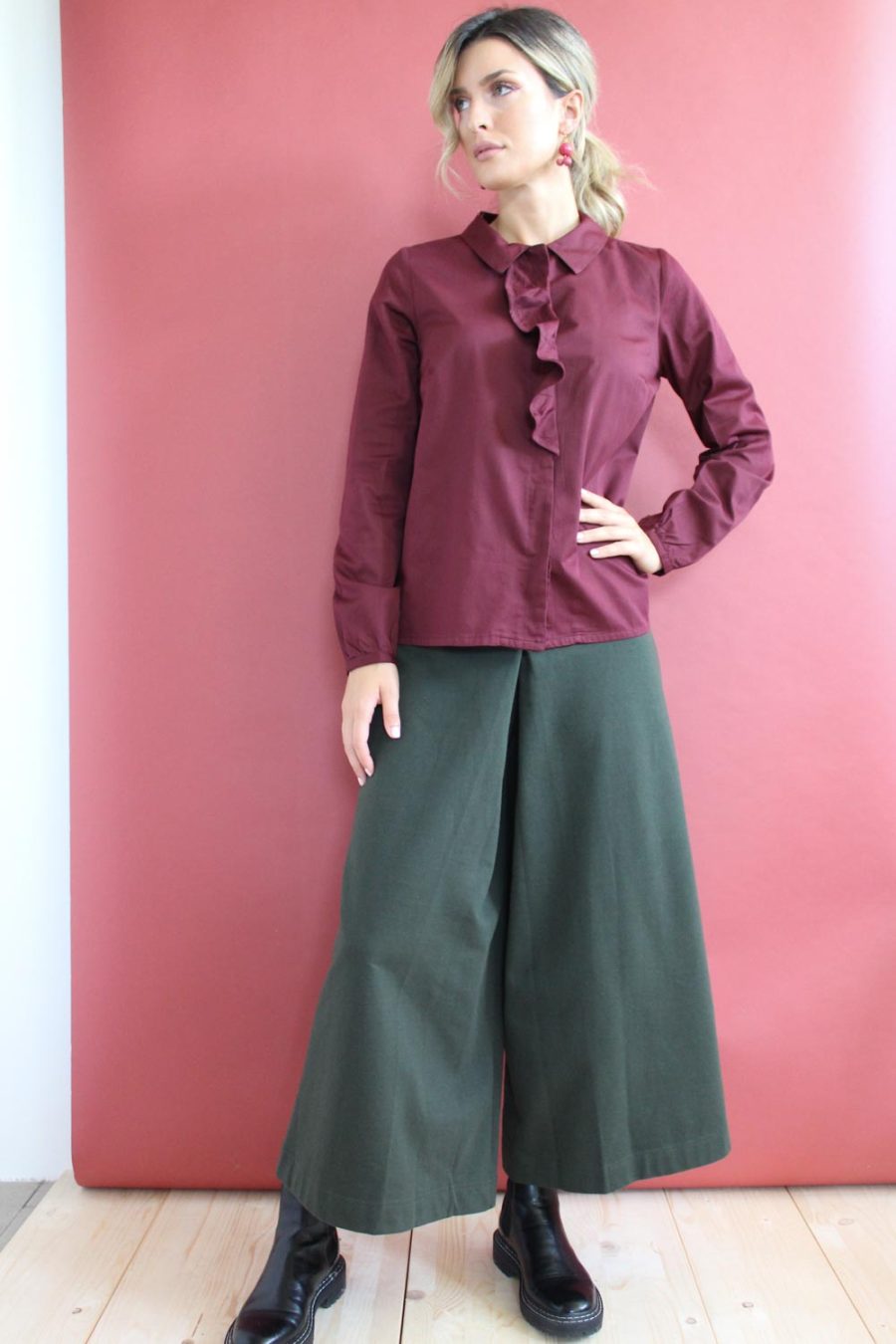 Camicia Gea in satin di cotone - Image 2