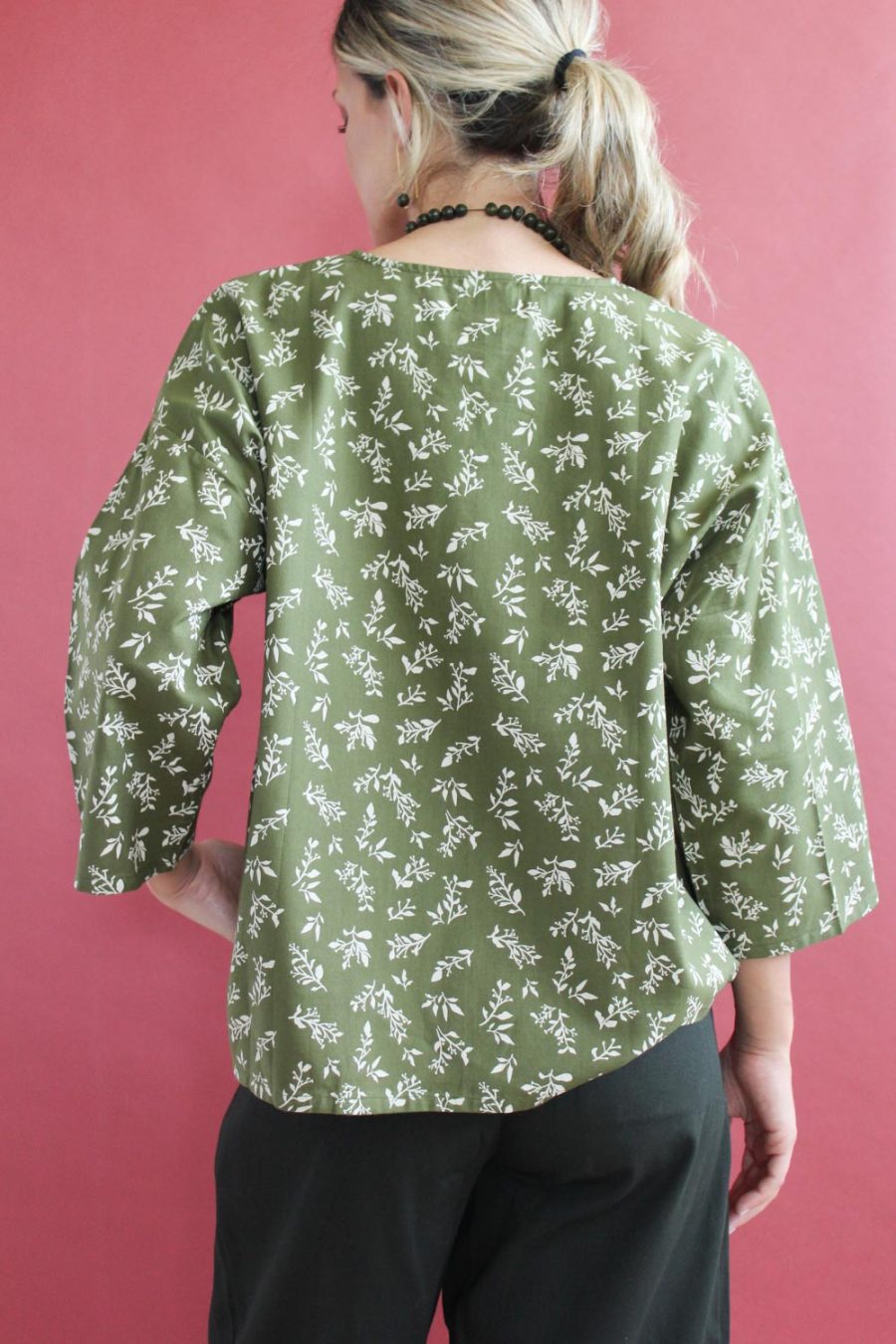 Blusa Mirta in cotone stampato - immagine 5