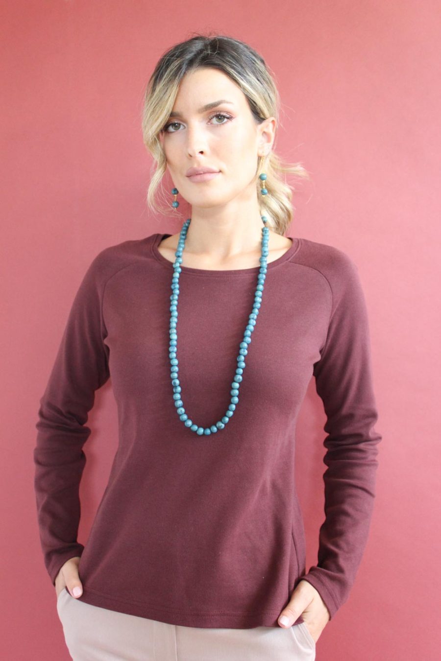 T-shirt Sanchita in cotone interlock biologico - Image 3