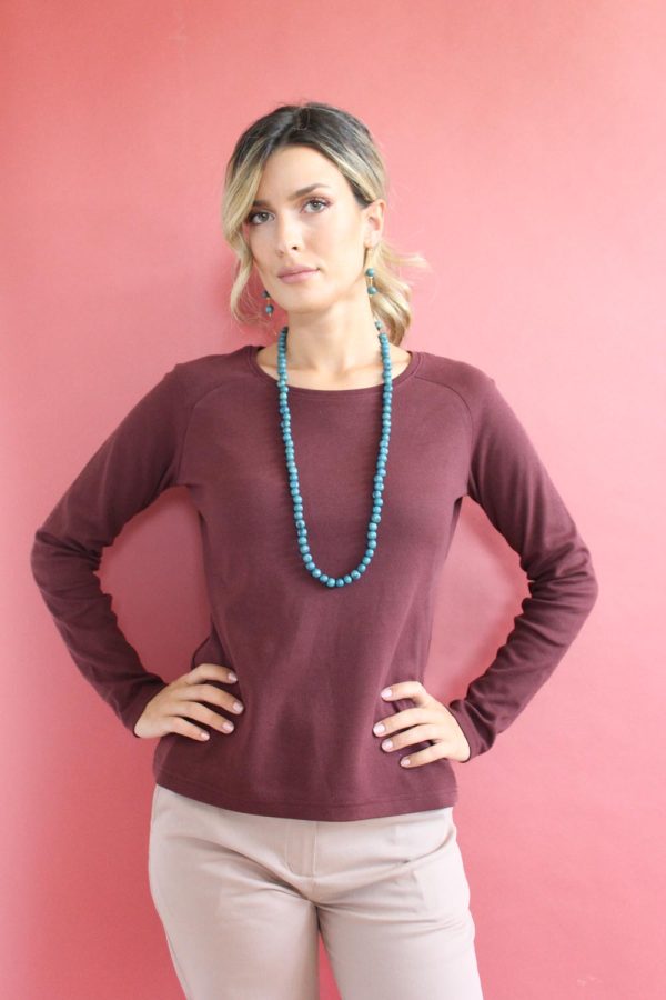 T-shirt Sanchita in cotone interlock biologico