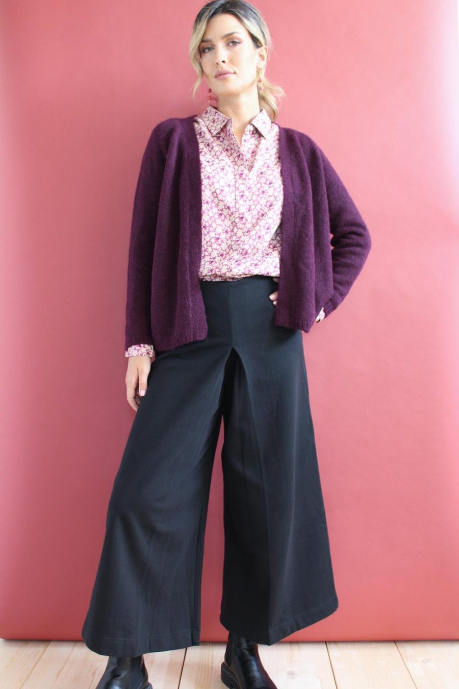 Pantalone Vele in felpa di cotone biologico - immagine 5