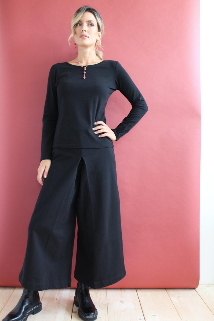 Pantalone Vele in felpa di cotone biologico - immagine 6
