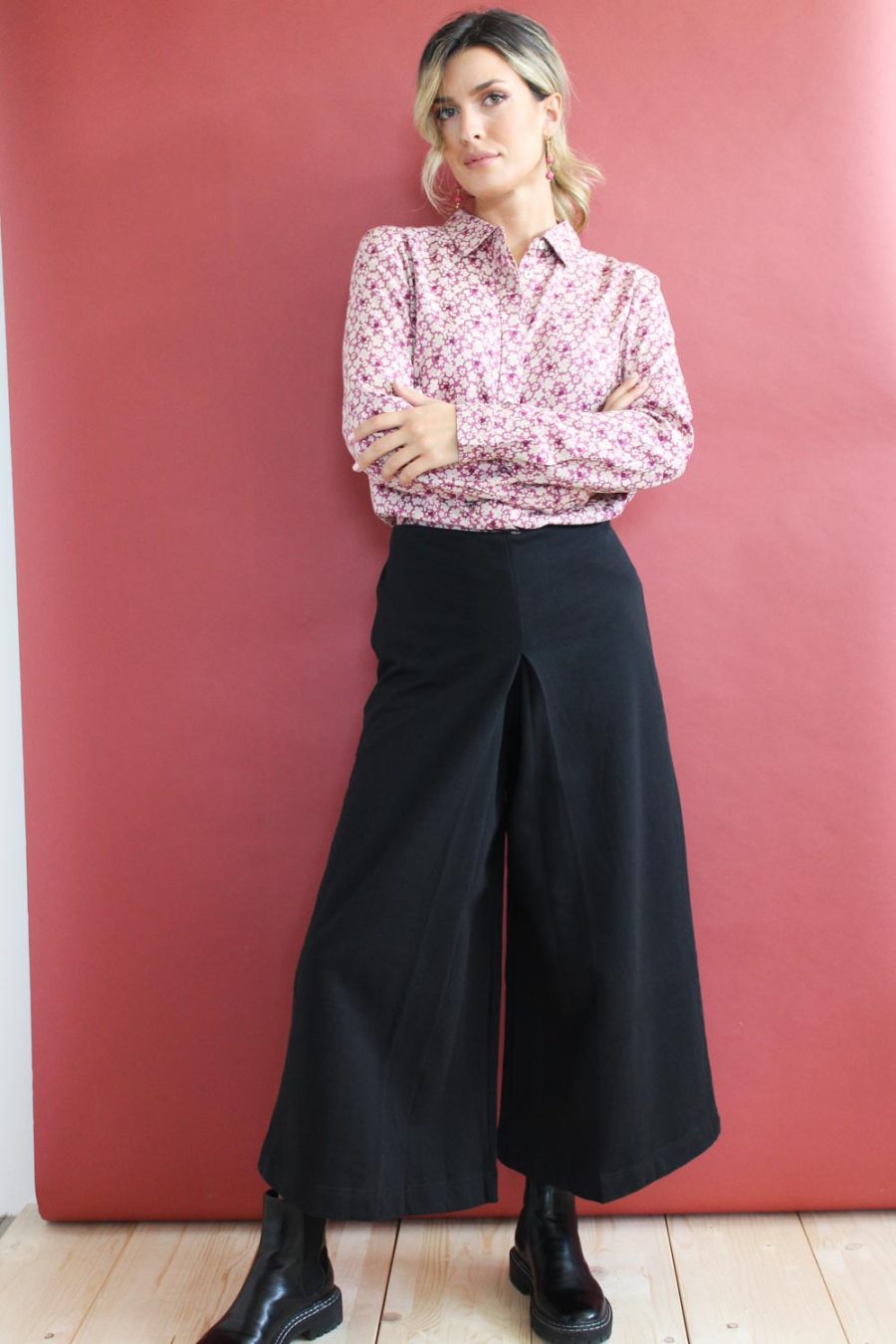 Pantalone Vele in felpa di cotone biologico