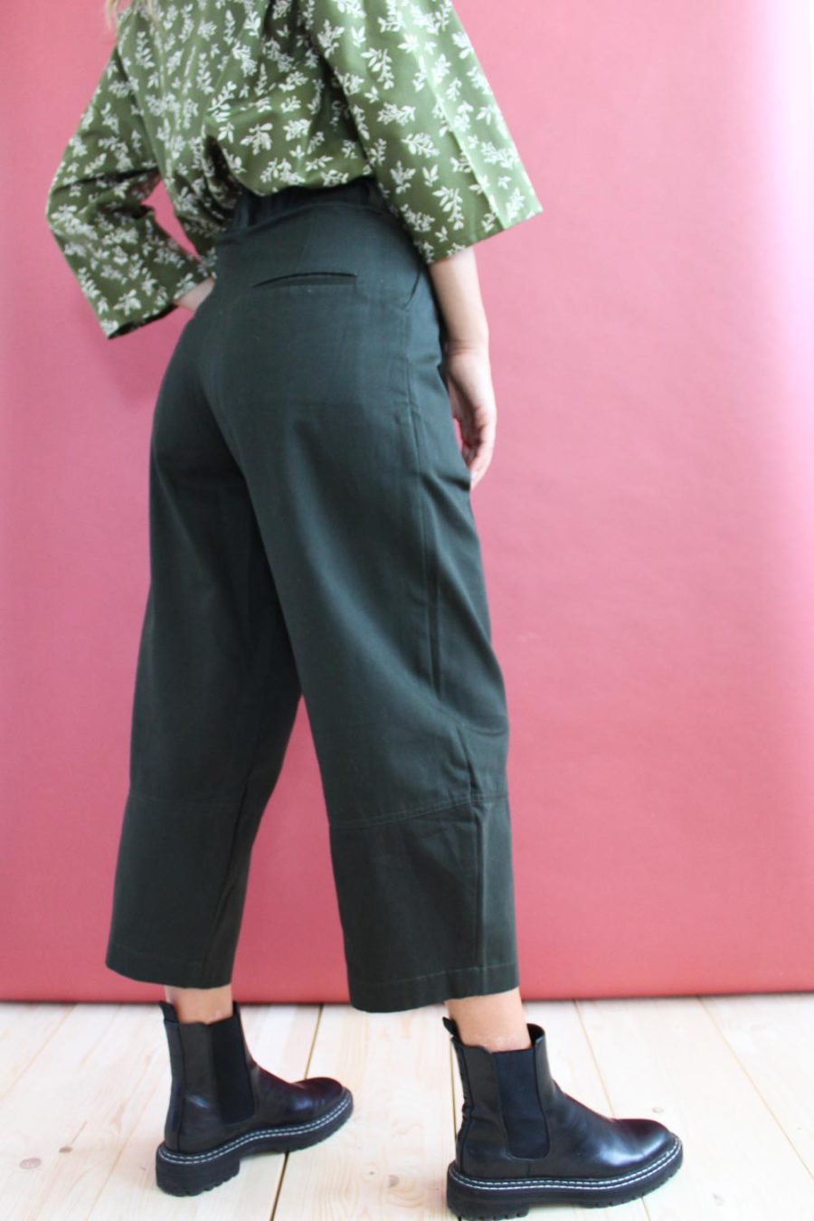 Pantalone Baggy in cotone operato - Image 5