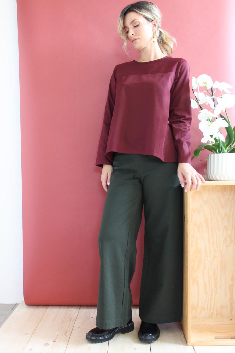 Pantalone Bucaneve in felpa di cotone biologico