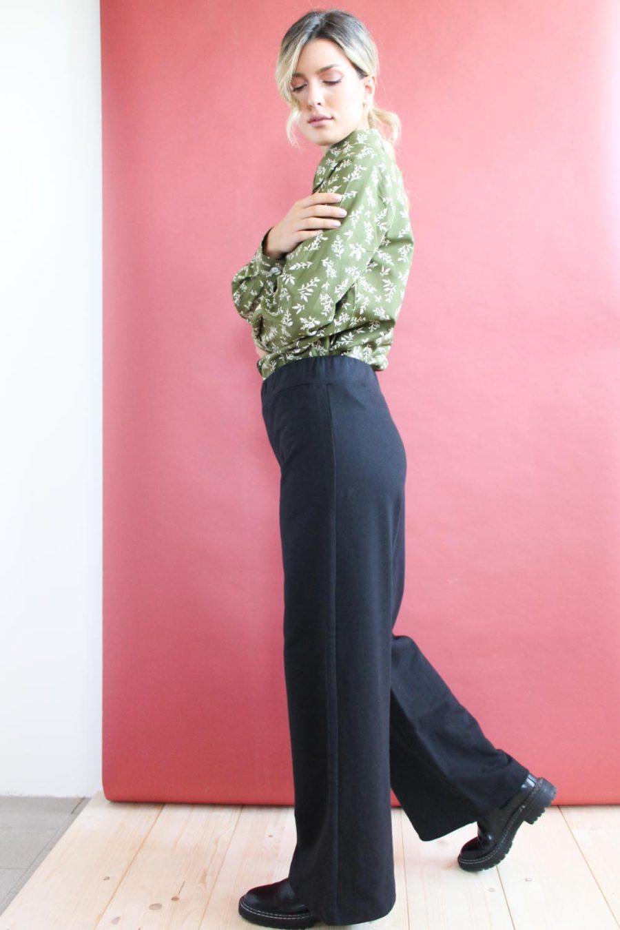 Pantalone Bucaneve in felpa di cotone biologico - immagine 2