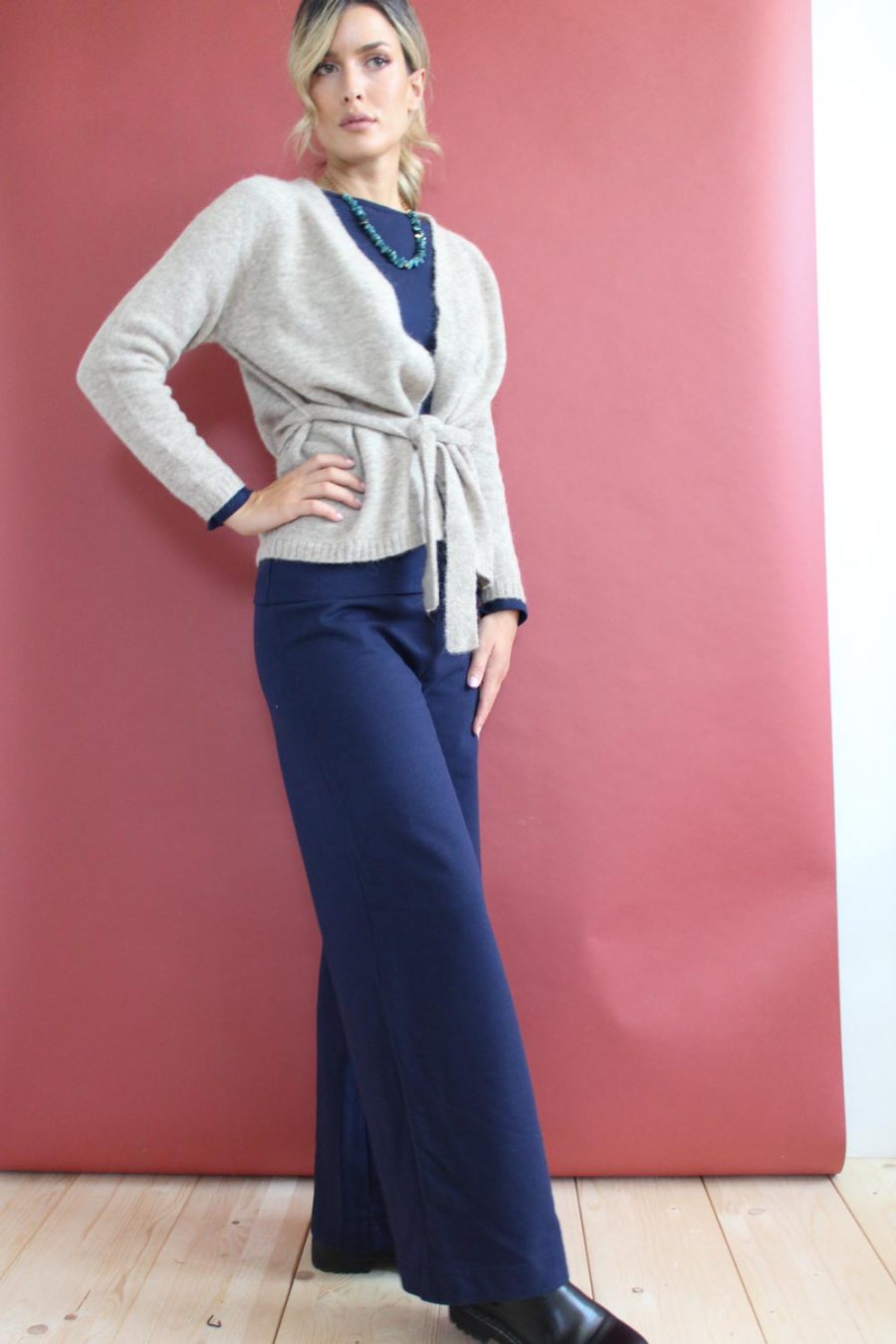 Cardigan Liquirizia in alpaca superfine - Image 4