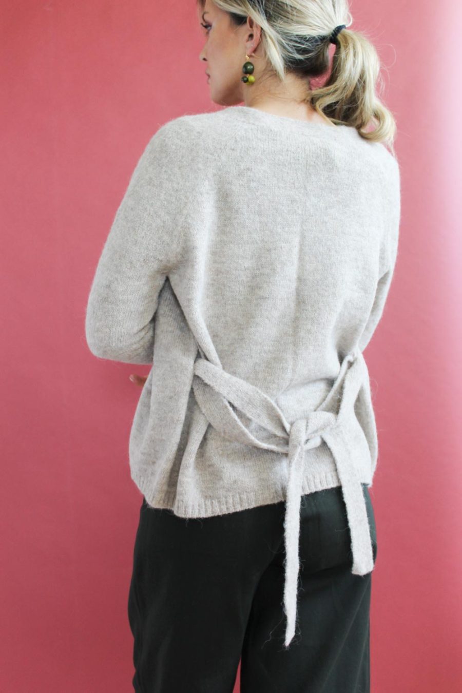 Cardigan Liquirizia in alpaca superfine - Image 5
