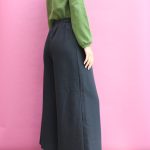 Pantalone Zoe in cotone e lana - Image 3
