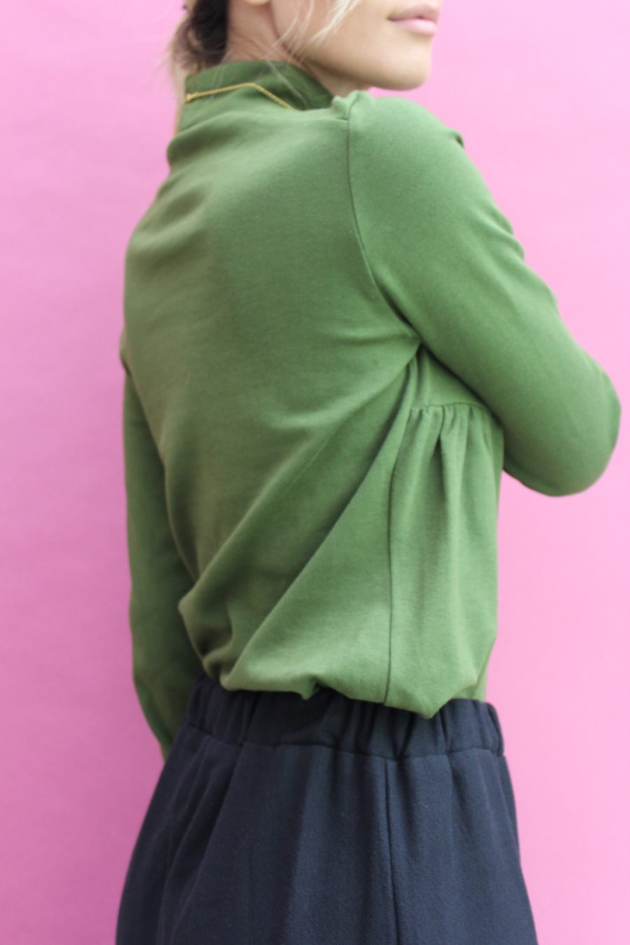 Pantalone Zoe in cotone e lana - immagine 5