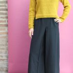 Pantalone Zoe in cotone e lana - Image 6