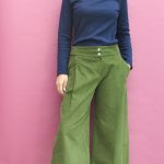 Pantalone Folk in velluto a coste di cotone