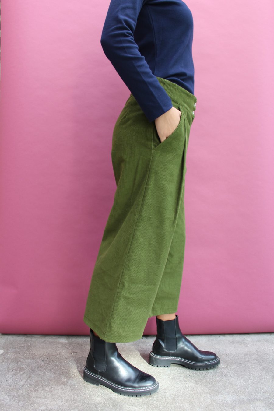 Pantalone Folk in velluto a coste di cotone - Image 3