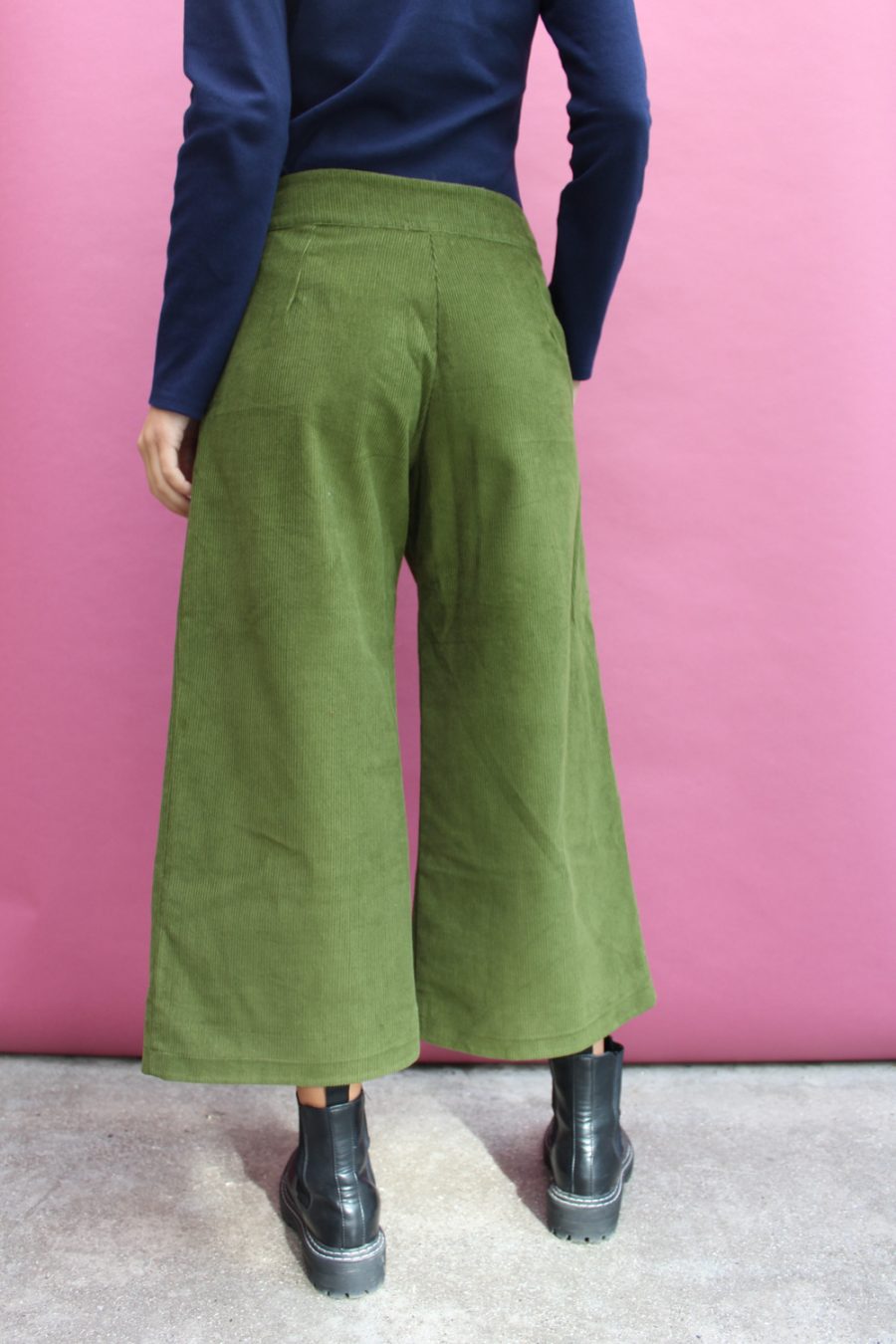 Pantalone Folk in velluto a coste di cotone - Image 4