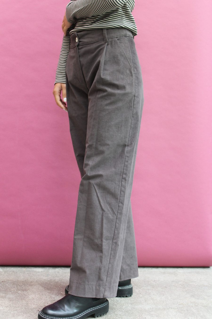 Pantalone Sinfonia in velluto a coste di cotone stretch - Image 4