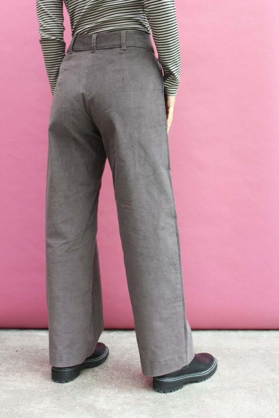 Pantalone Sinfonia in velluto a coste di cotone stretch - Image 5