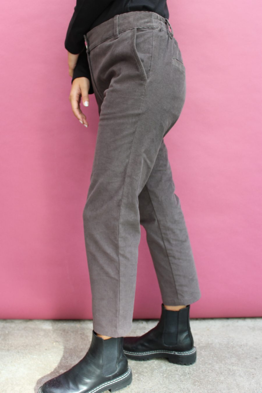 Pantalone Faggio in velluto a coste di cotone stretch - Image 3