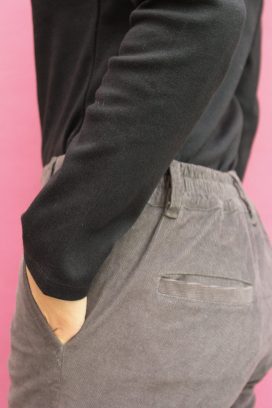 Pantalone Faggio in velluto a coste di cotone stretch - Image 4