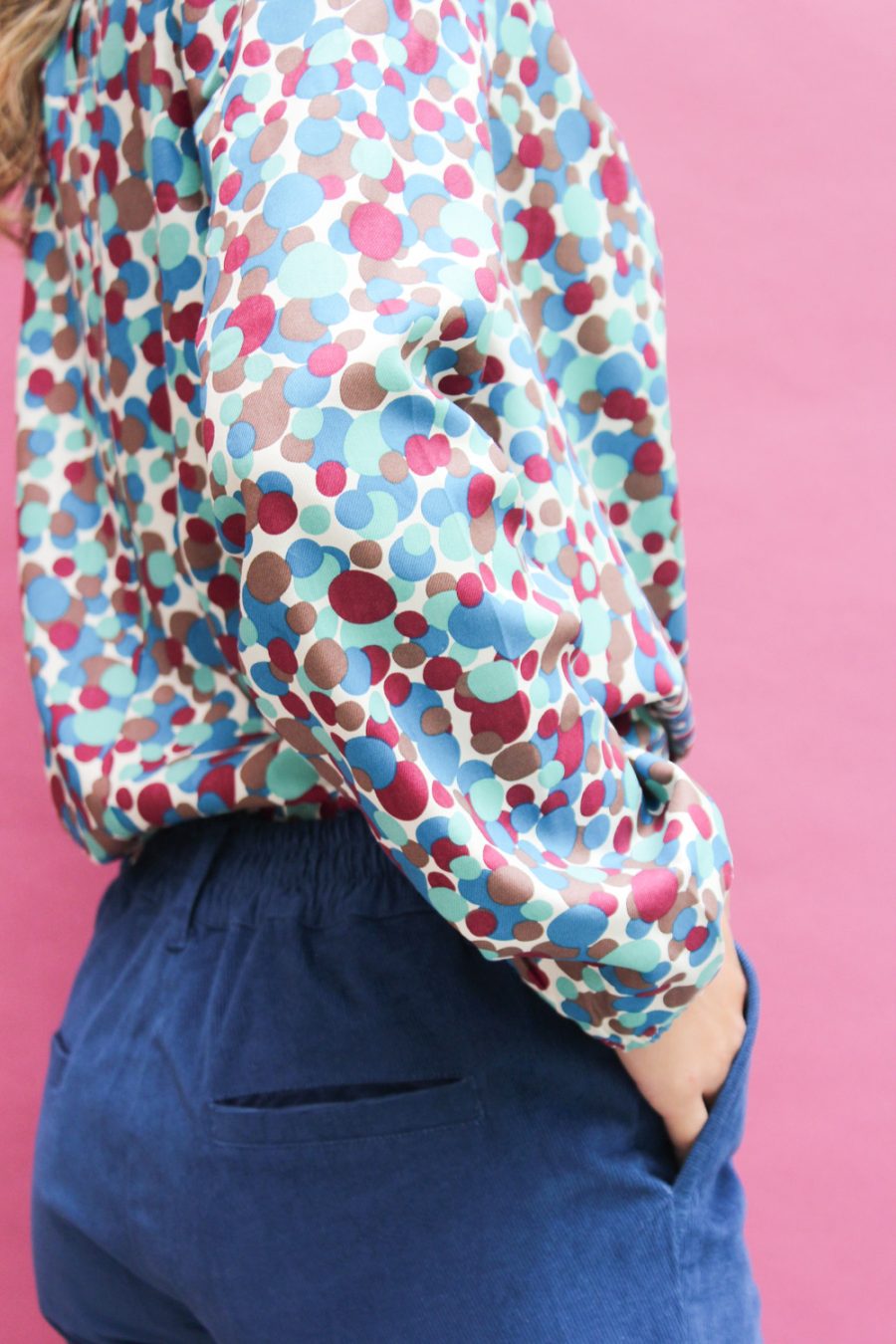 Pantalone Faggio in velluto a coste di cotone stretch - immagine 5
